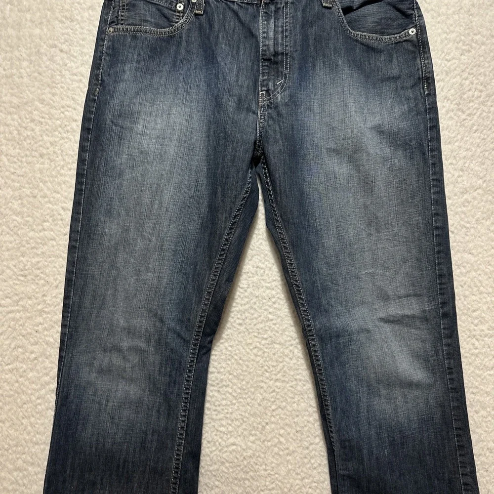 Levi's 527 Bootcut Jeans Blue Denim Western Cowboy 100% Cotton Men's Size 36‎